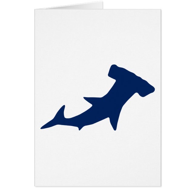 Hammerhead Shark Hälsningskort (Framsidan)