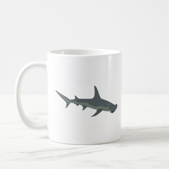 Hammerhead Shark Kaffemugg (Vänster)