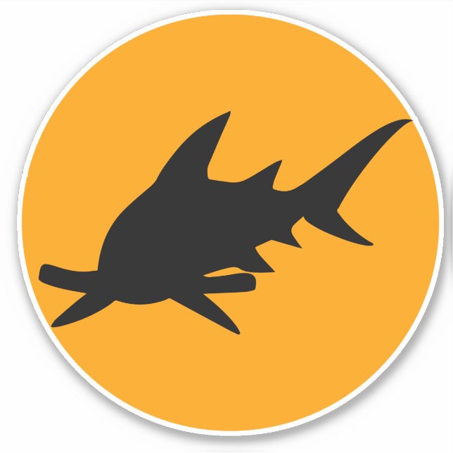Hammerhead Shark Klistermärken (Framsida)
