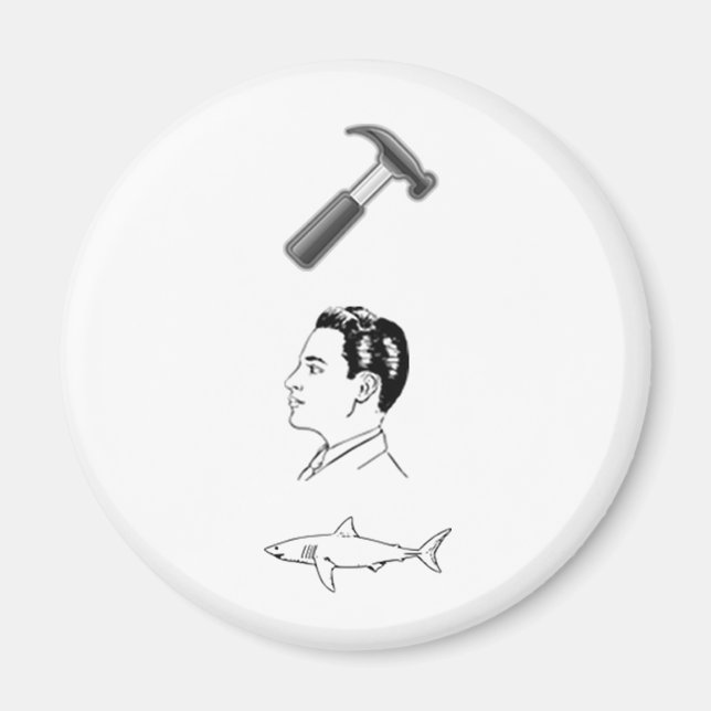 Hammerhead Shark Magnet (Framsidan)