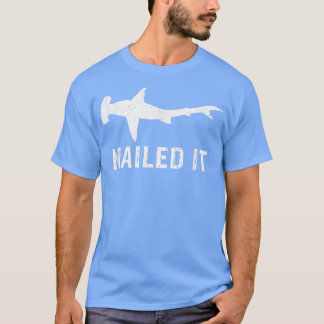 Hammerhead Shark Nail IT. Funny Shark Event Week T Shirt