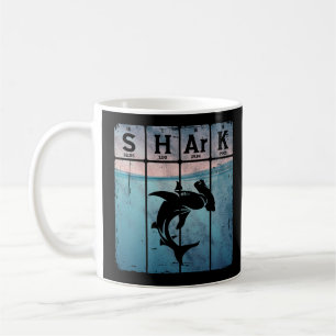 Hammerhead Shark Periodic Bord Inslag kemi Kaffemugg