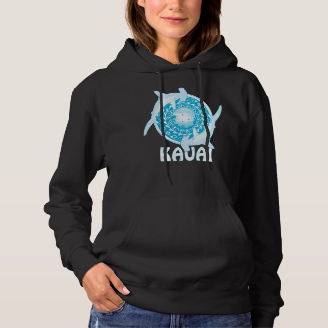 Hammerhead Shark Polynesian Kauai T Shirt (Framsida)