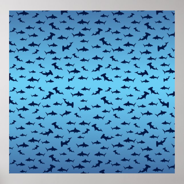Hammerhead Shark Poster (Framsidan)