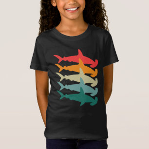 Hammerhead Shark Retro T Shirt