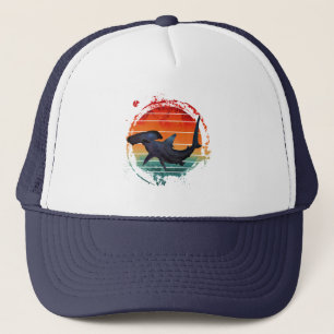 HAMMERHEAD SHARK VINTAGE SUNSET KEPS