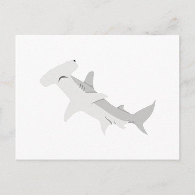 Hammerhead Shark Vykort (Framsida)