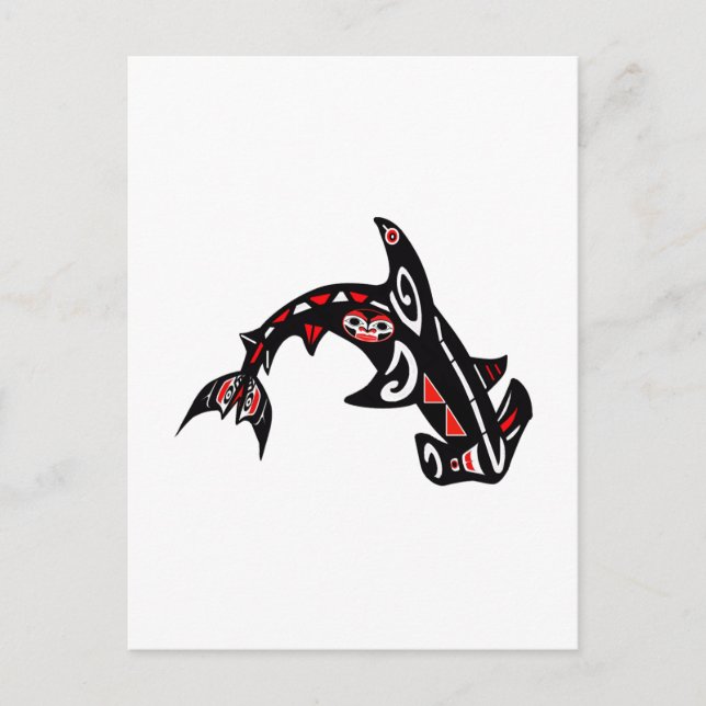 HAMMERHEAD SHARK VYKORT (Framsida)