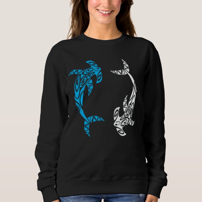 Hammerhead Sharks Sweatshirt T Shirt (Framsida)