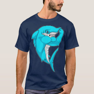 Hammerhead som Bodybyggder vid Bodybuilding T Shirt