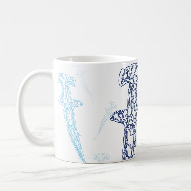 Hammerheadhajmugg Kaffemugg (Vänster)