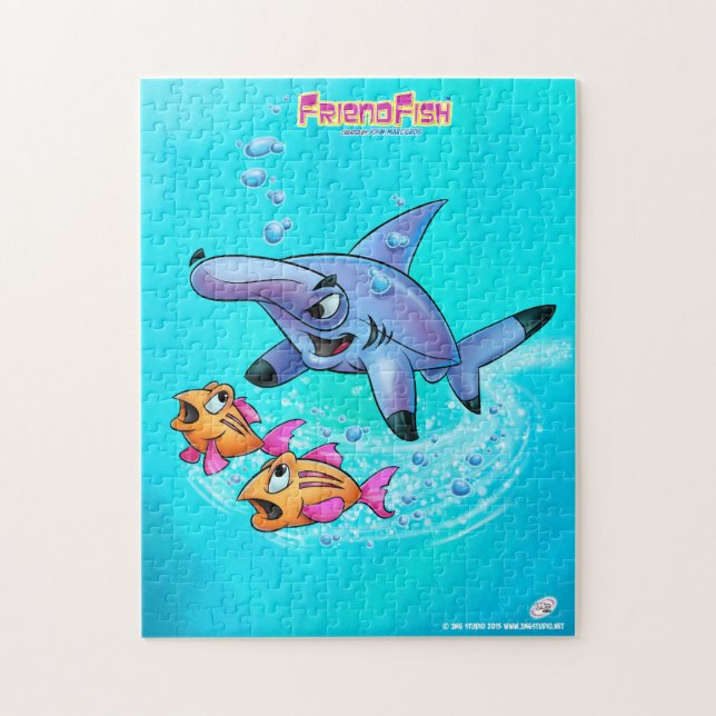 Hammerheadhajpussel Pussel (Vertikal)
