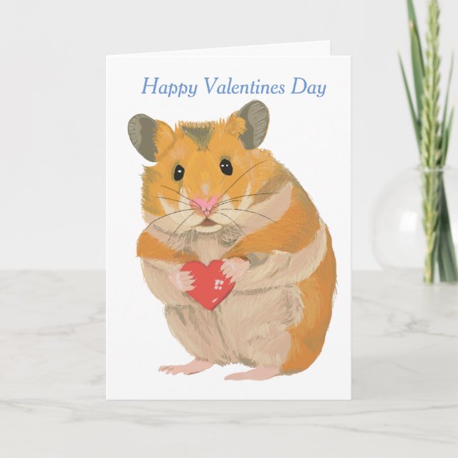 Hammerkort - Valentineser redigerbara Helgkort (Framsida)