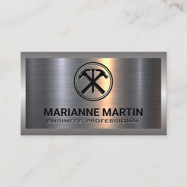 Hammers och Nagel | Bygg | Industriindustri Visitkort (Framsida)