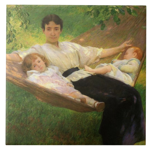 Hammock (av Joseph DeCamp) Kakelplatta (Framsidan)