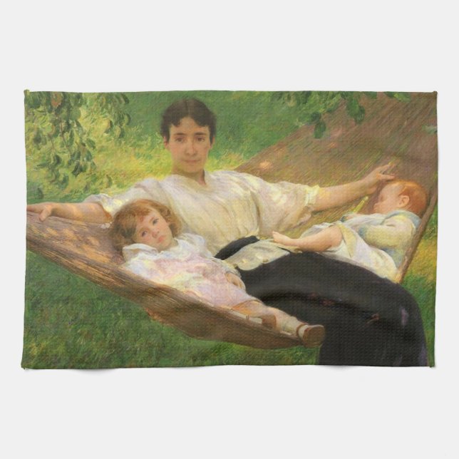 Hammock (av Joseph DeCamp) Kökshandduk (Horisontell)