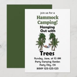 Hammock Camping Hängande Med Träd Camping Inbjudningar