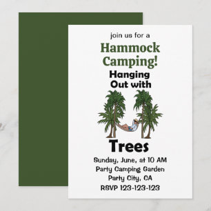 Hammock Camping Hängande Med Träd Camping Inbjudningar