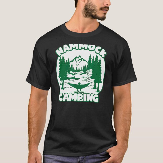 Hammock Camping T Shirt (Framsida)