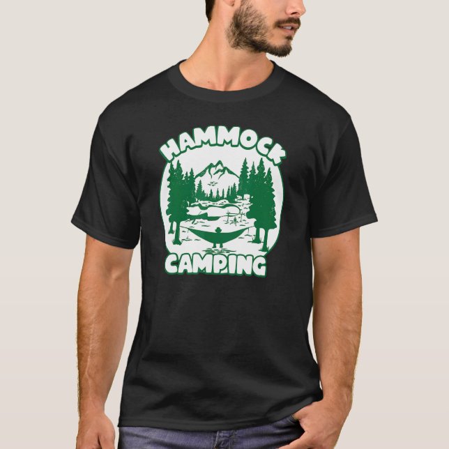 Hammock Camping T Shirt (Framsida)