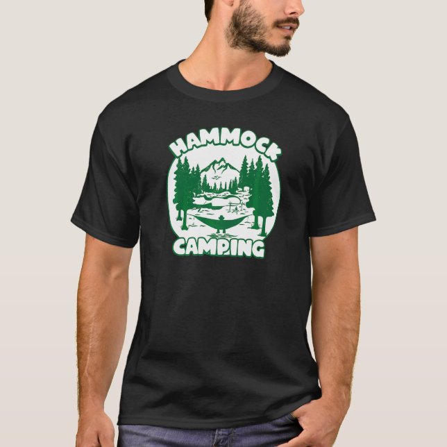 Hammock Camping T Shirt (Framsida)