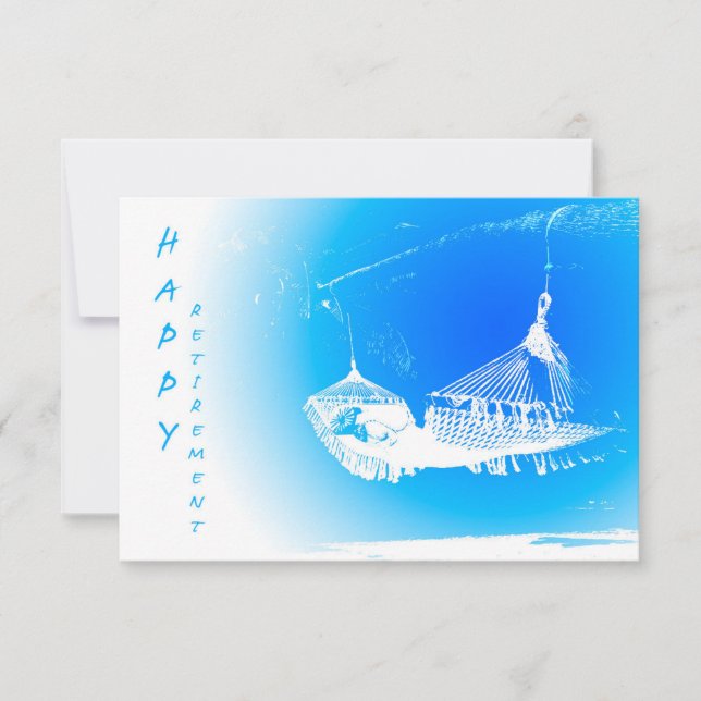 Hammock - Lycklig Pension Party 01 Inbjudningar (Framsida)