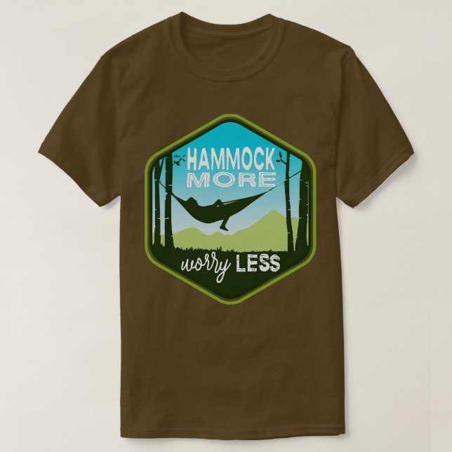 HAMMOCK MER ARBETSLÖS MINDRE STOR T SHIRT (Design framsida)