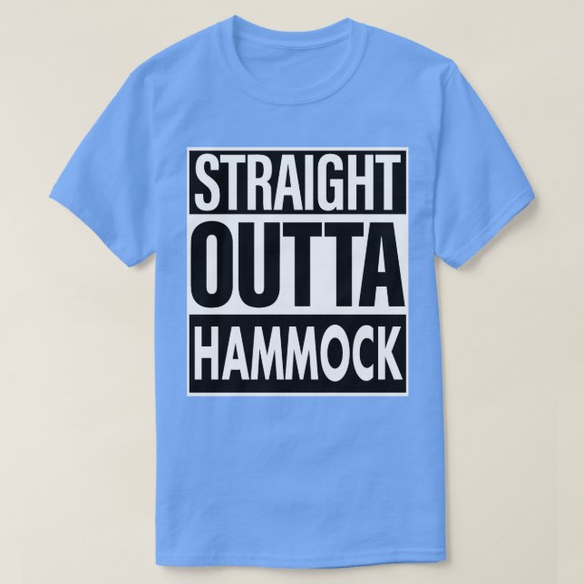 Hammock Namn Rak Outta Hammock T Shirt (Design framsida)