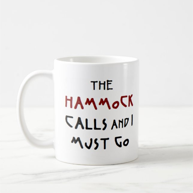 Hammock ringer kaffe mugg (Vänster)