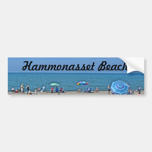 Hammonasset Beach Bumper Sticker Bildekal (Framsidan)
