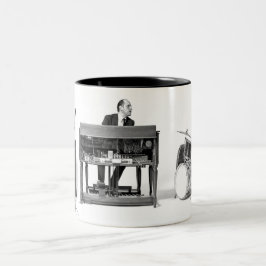 Hammond Grooves organ trio camiseta oficial Två-Tonad Mugg