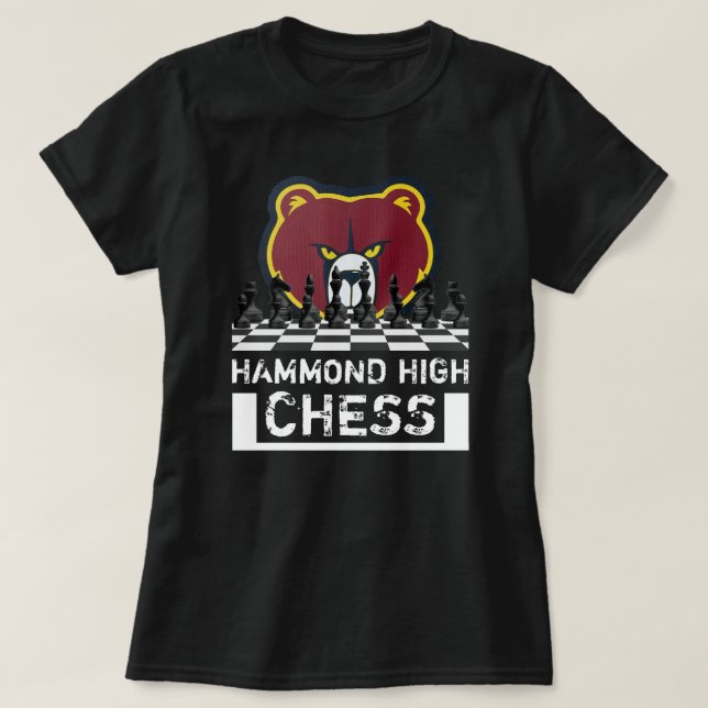 HAMMOND HIGH CHESS T-Shirt (Design framsida)