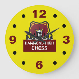 HAMMOND HIGH CHESS Wall Clock Stor Klocka