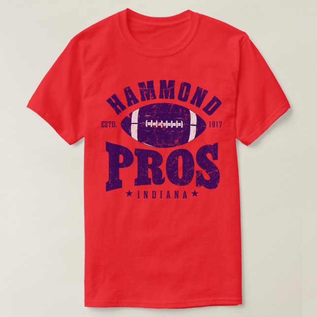 Hammond Pros T Shirt (Design framsida)