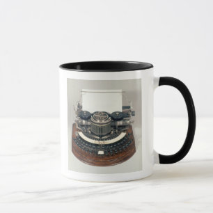 Hammond skrivmaskin, med idealtangentbord mugg