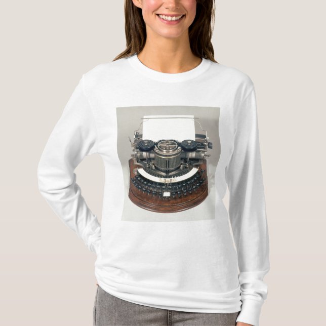 Hammond skrivmaskin, med idealtangentbord t-shirt (Framsida)