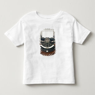 Hammond skrivmaskin, med idealtangentbord tee