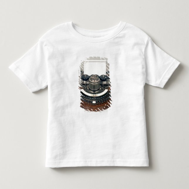 Hammond skrivmaskin, med idealtangentbord tee (Framsida)