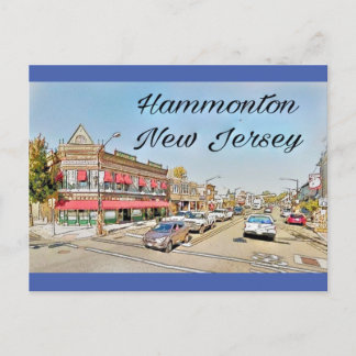 Hammonton New jersey vintage vykort