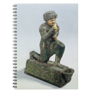 Hammurabi kung av Babylon som ber för en sacre Anteckningsbok