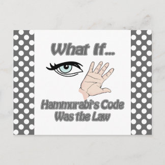 Hammurabis kodifierar vykort