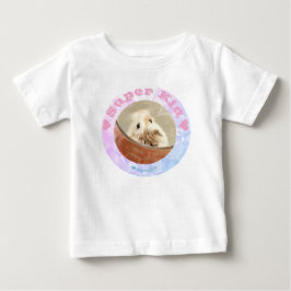 HammyVille - Cute Brown White Hamster - Toppen Kid T-shirt