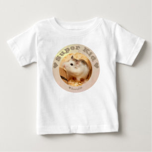 HammyVille - Cute Brown White Hamster - Toppen Kid T Shirt
