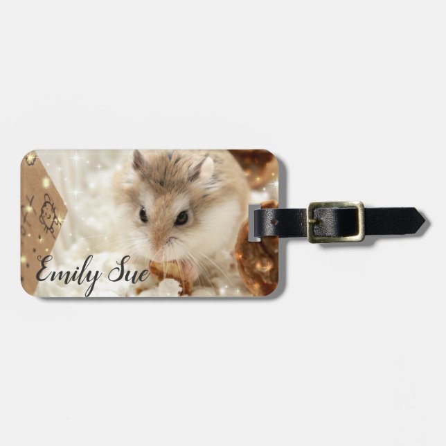 Hammyville - Cute Hamster Bagagebricka (Horisontell Framsida)