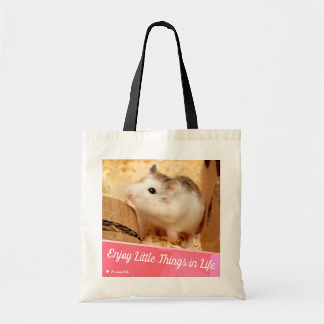 Hammyville - Cute Hamster Enjoy Little Sak Tygkasse (Framsidan)