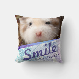 Hammyville - Cute Hamster Geo Design Kudde