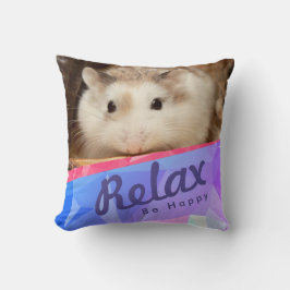 Hammyville - Cute Hamster Geo Design Kudde