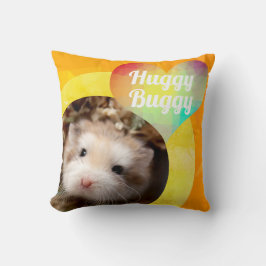 HammyVille - Cute Hamster Heart Huggy Buggy Kudde