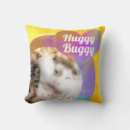 HammyVille - Cute Hamster Heart Huggy Buggy Kudde