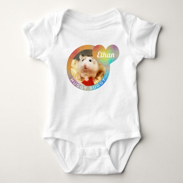 HammyVille - Cute Hamster Heart Huggy Buggy Tröja (Framsida)